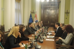 19. фебруар 2015. Председник и чланови Одбора за европске интеграције разговарали са известиоцем Европског парламента за Србију